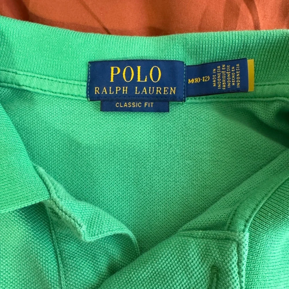 Ralph Lauren Boys' Short Sleeve Polo in Teal Green with Yellow Pony